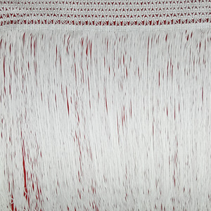 Fleco de seda Blanco (30 cm)