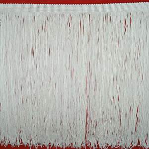Fleco de seda Marfil (30 cm)
