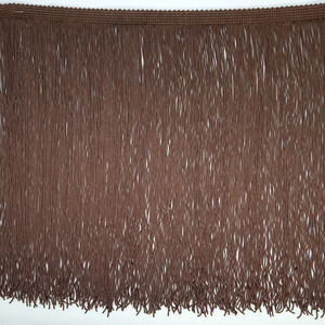 Fleco de seda Marrón (30 cm)