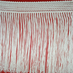 Fleco de seda Marfil (30 cm)