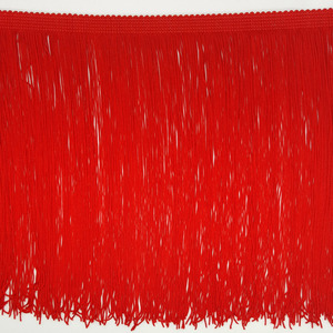 Fleco de seda Rojo (25 cm)