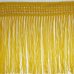 Fleco de seda Amarillo  (25 cm)