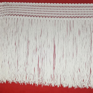 Fleco de seda Blanco  (25 cm)