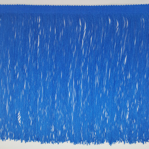Fleco de seda Azulón  (25 cm)