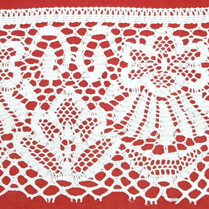 Encaje de Bolillo Blanco (12 cm)