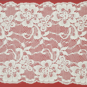 Encajes de Nylon Beige elástico (15,5 cm )