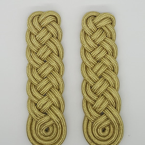 Hombreras militares doradas (15 x 4 cm)
