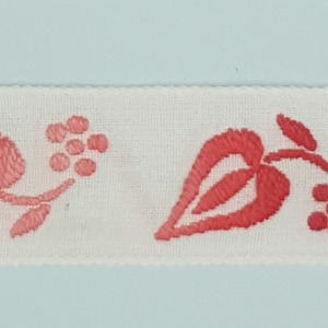 Cinta bordada flores (2 cm)
