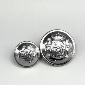 Botón Plateado Escudo de España (nº24 y 36)