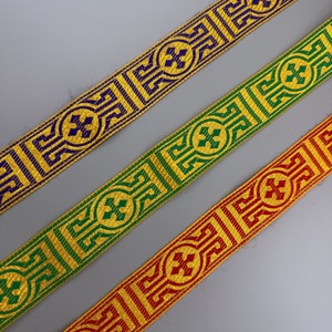 Galón Dorado y Colores(2,5cm)