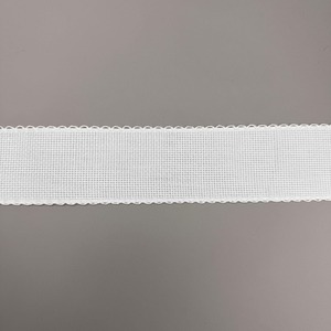 Cinta esterilla para Punto de Cruz Blanca(5 cm)