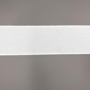 Cinta esterilla para Punto de Cruz Blanca(8 cm)
