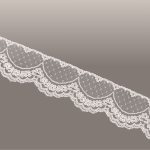 Encaje de Naylon Blanco (5,5 cm)