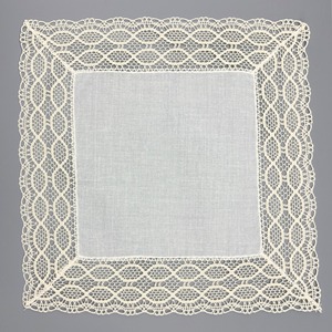 Pañuelo Cuadrado Encaje de Bolillo(25x25cm)