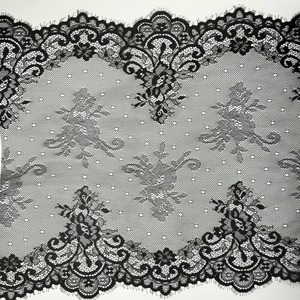 Encaje de Naylon Negro (35 cm)
