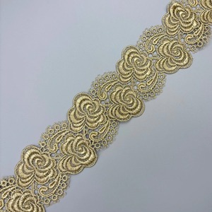 Encaje guipur dorado(6,5 cm)