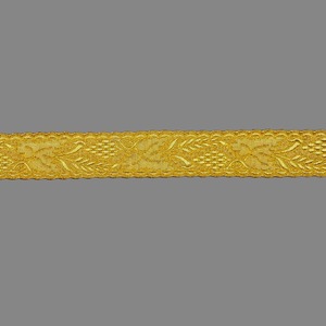 Galón dorado hojas de parra (2,6 cm)