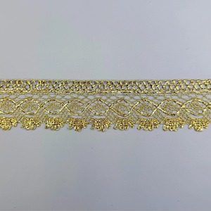Encaje Dorado hojilla sintética (3,5 cm)