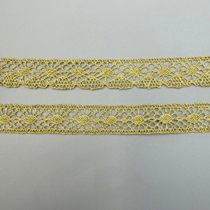 Encaje Dorado Puntilla y entredos (1,5 cm)