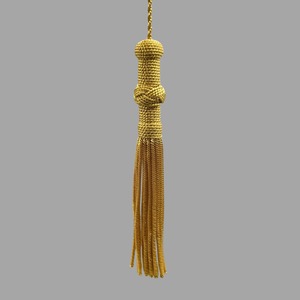 Borla de Canutillo de Oro (14 cm)