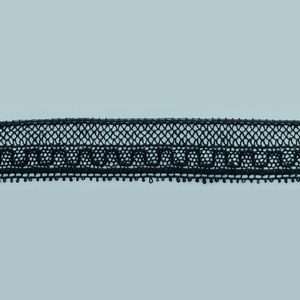 Encaje de Nylon Negro (2cm)