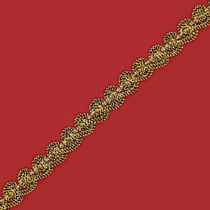 Agremán oro viejo (1 cm)