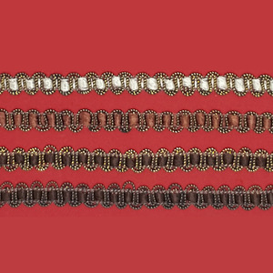 Agremán tonos marrón (1 cm)