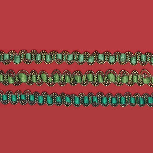 Agremán tonos verde (1 cm)