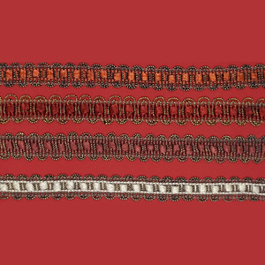 Agremán tonos rojo (1,5 cm)