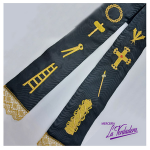 Fajín para Virgen de Luto (2.6m x9cm)