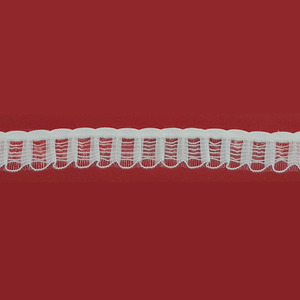 Encaje de Naylon Blanco Elástico 1,5cm