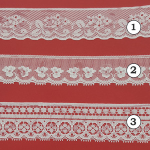 Encaje de Naylon Blanco puntilla 2.5cm-3.5cm