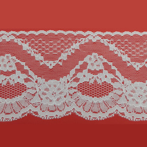 Encaje de Nylon Blanco 8cm