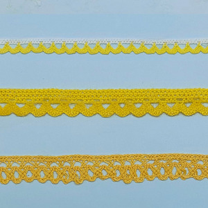 Puntilla bolillo amarillo (0.8cm-1.5cm)