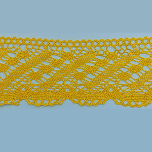 Puntilla bolillo amarillo (6.5cm)