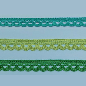 Puntilla bolillo verde (1cm-1.5cm)