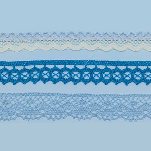 Puntilla bolillo azul (1.5cm-2cm)