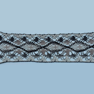 Entredos bolillo gris con negro (4cm)