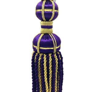 Borla de Glacé Morada (17cm)