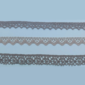 Puntilla bolillo gris (1.5cm)