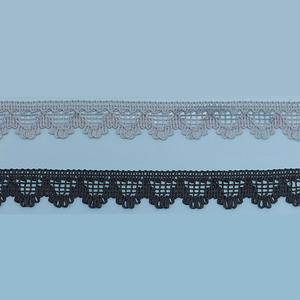 Puntilla bolillo gris (1.5cm)