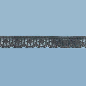 Puntilla bolillo gris (1.5cm)