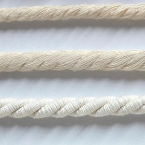 Cordón de Algodón Beig(0,5 cm/0,7 cm/0,8 cm)