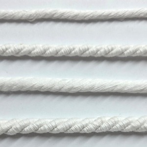 Cordón de Algodón Blanco(0,4 cm/0,6 cm/0,7 cm/0,8 cm)