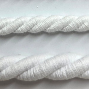Cordón de Algodón Blanco(1 cm/1,6 cm)