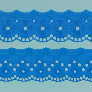 Tira bordada Turquesa (4,5 cm y 5 cm)