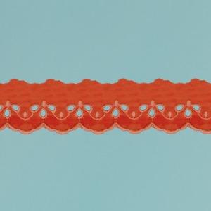 Tira bordada Naranja (3.5 cm)