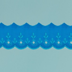 Tira bordada Turquesa (5 cm)