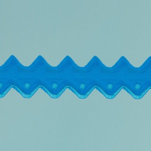 Tira bordada Turquesa (3 cm)