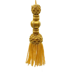 Borla de Canutillo de Oro (13 cm)
